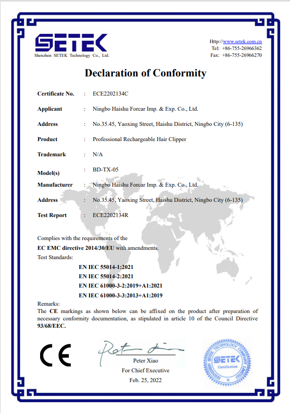 CE Certification