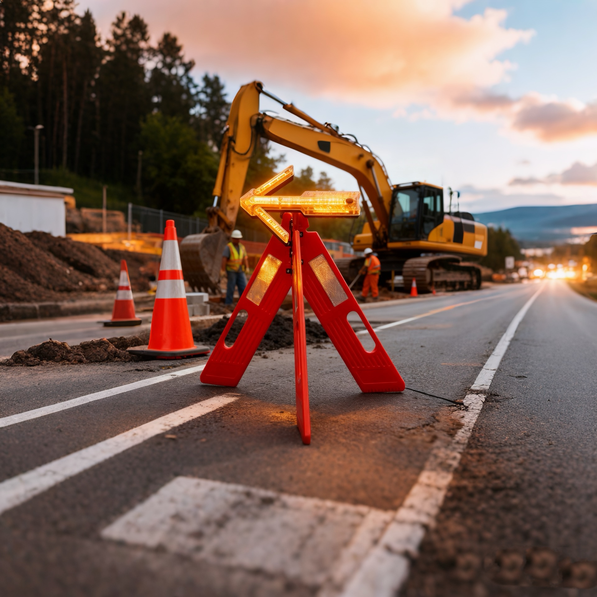 Directional Arrow Warning Light