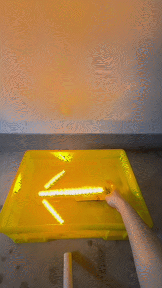 Durability testing of portable arrow lights