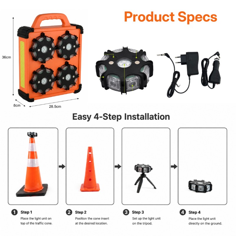 HL76907B and HL75011 sequential road flare kits