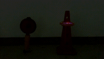Wholesale buyer comparing traffic cone lamp and standalone beacon samples on a table for a B2B purchasing decision