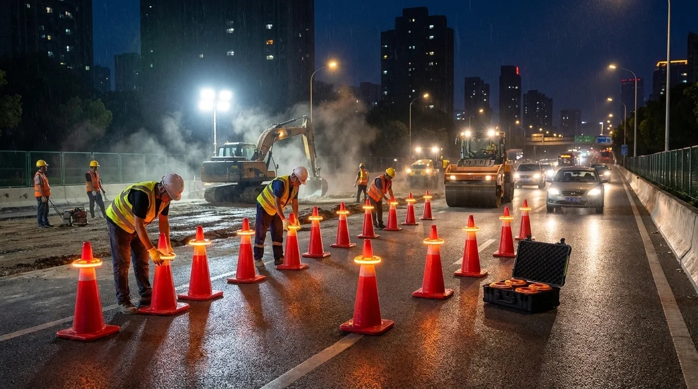 road flare deployment SOP for fleet roadside safety