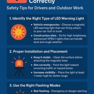 How to Use LED Warning Lights Correctly: Safety Tips for Drivers and Outdoor Work How to Use LED Warning Lights Correctly: Safety Tips for Drivers and Outdoor Work