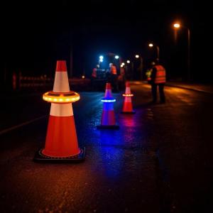 4-Color Traffic Cone Signal Light: Uses, Features, and Advantages for Road Safety