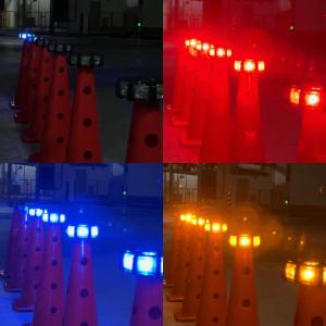 Smart Road Safety RGB Warning Light Set – Prevent Secondary Accidents with High-Visibility LED Signals