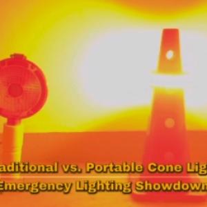 Sequential Traffic Cone Light vs Traditional Warning Lights | Road Safety Guide