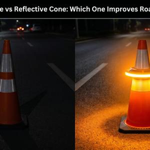 LED Traffic Cone vs Reflective Cone: Safety, Visibility & Real-World Use