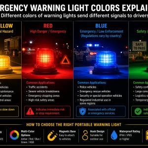 Emergency Warning Light Color Meanings: Amber, Red, Blue & Green Explained (Road Safety Guide)