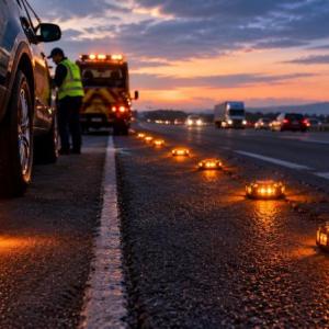 LED Warning Light vs Road Flare: What's the Difference