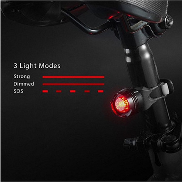 Aluminum bicycle front and tail light set 