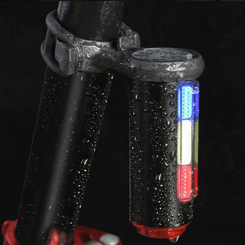 3 color all in one LED bicycle light
