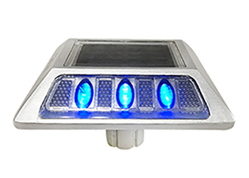 LED Solar Deck Lights Waterproof Outdoor LED Road Stud Light 6 LED Dock 