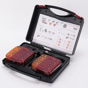 Led rechargeable wireless remote control trailer side light