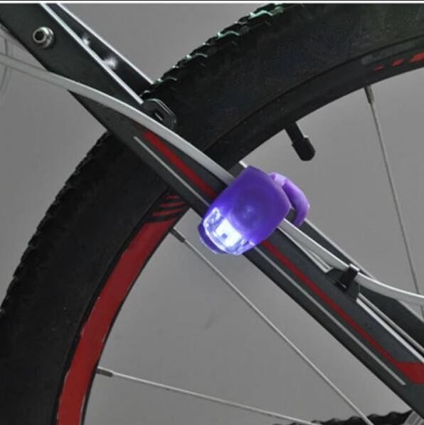 2pcs Silica bicycle red/white light