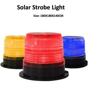 Solar traffic flash strobe beacon with magnet Solar traffic flash strobe beacon with magnet