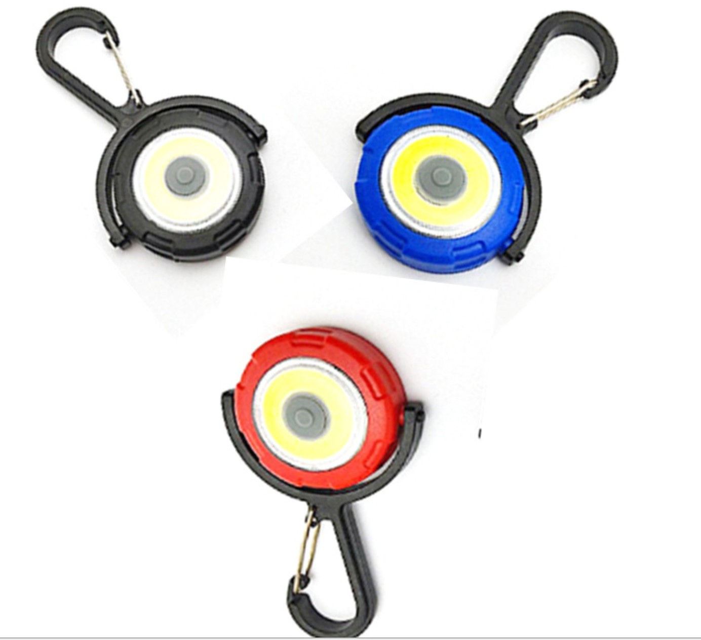 Wearable warning light with clip