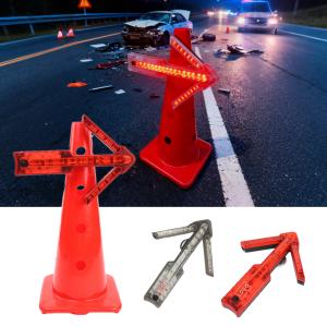 LED Arrow Traffic Warning Light | Rechargeable 4-Mode Directional Road Safety Signal