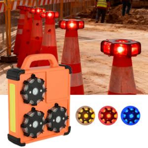LED Road Flares 6-Pack | Rechargeable Truck & Fleet Emergency Warning Light LED Road Flares 6-Pack | Rechargeable Truck & Fleet Emergency Warning Light