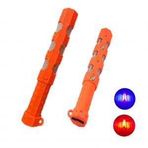 Rechargeable LED Safety Warning Baton Light – 8 Modes Magnetic Traffic Flare for Road Emergency